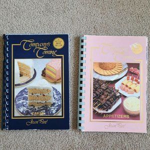 Vintage Company's coming Appetizers (1985) & Cakes (1990) Bundle - Plastic Comb